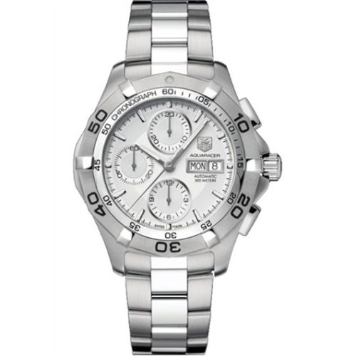 TAG Heuer Aquaracer 300M Calibre 16 Day-Date 43 Stainless Steel / Silver / Bracelet